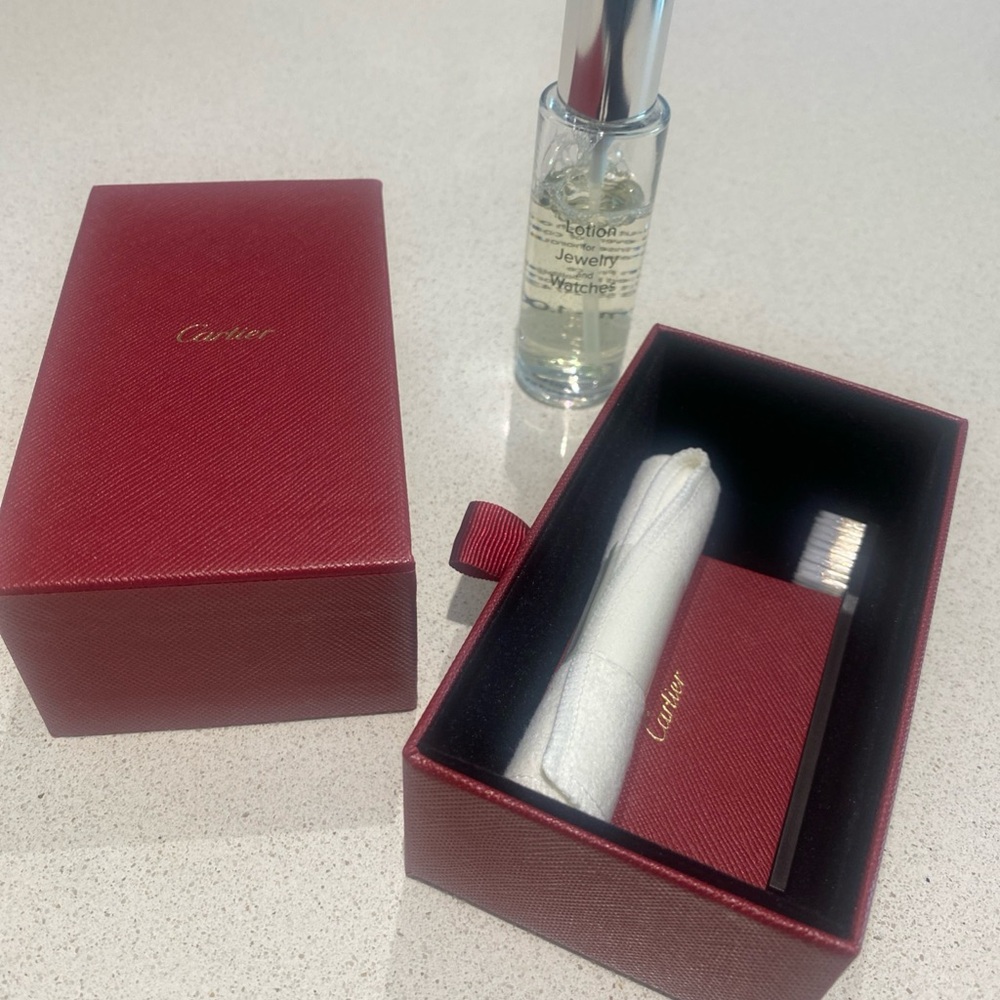 Cartier Red Box Jewelry Care Set